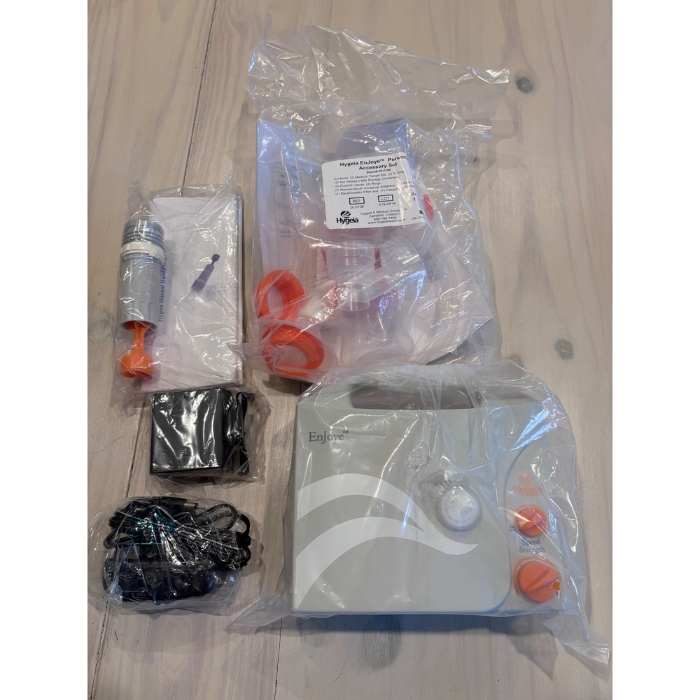 Hygeia EnJoye Breast Pump with Personal Accessory Set 20.0108 New in Plastic‎